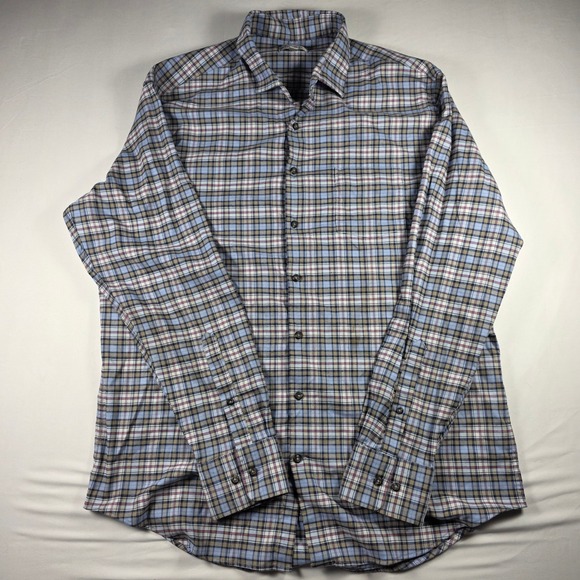 Peter Millar Other - Peter Millar‎ Mens XL Plaid Button Down Long Sleeve Casual Shirt